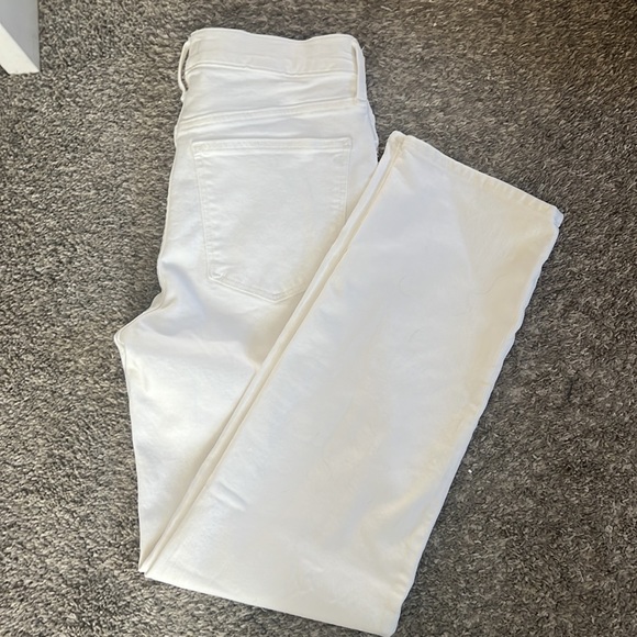 The Tall Mid-Rise Perfect Vintage Straight Jean in Tile White - Picture 6 of 8